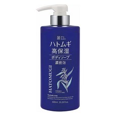 KUMANO 熊野油脂 麗白 薏仁保濕泡沫沐浴乳, 1個, 600ml