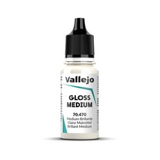 Vallejo 모델 색상 17 ml 아크릴 페인트 - 상위 Vallejo - Gloss Medium 18 ml. (0.60 fl.oz.) | High-Transparency Hi, Gloss Transparent, 0.6 Fl Oz (Pack of 1), 미정