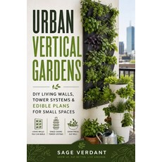 (英文圖書)Urban Vertical Gardens: DIY Living Walls Tower Systems & Edible Plans for Small... 平裝版, Independently Published, 英文