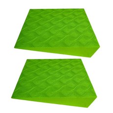 스쿼트 웨지 블록 - 웨이트 팅 웨지 뒤꿈치 높이 플랫폼 역도 및 훈련 종아리 스트레칭 운동 필라테스 요가 손목 지지용, 02 Black, 01 CHINA, Color: 2. Black, 1개