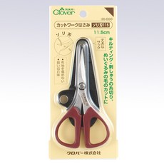 Clover 特殊弧形剪刀 11.5cm 布用剪刀, 單色, 1個