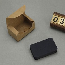 모서리 둥근 손글씨 카드 200장 크마스 제작 입체 감사 축하, 1박스, 라운드 코너 블랙 200장