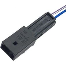 이게 스토어 2핀 오토 하이 피치 스피커 앰비언트 브레이크 라이트 마이크로폰 플러그 커넥터 와이어 하니스 색상 암수 크기 1개 길이 15cm, 1개 15cm 와이어 포함, 2P Male