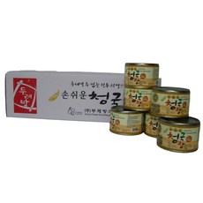 [두레방] 손쉬운 청국장 30캔 세트 전통맛/순한맛 통조림 170g (여행 캠핑), 30개