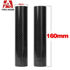 오토바이 탄소 섬유 프론트 포크 충격 보호대 가드 KTM 혼다 야마하 가와사키 스즈키 셰르코 범용 부품 160, 03 160MM