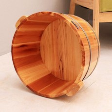 히노끼 족욕통 발 족탕 발찜질 대야 습식 가정용 족욕기, 21cm 원목, 기본 모델명/품번