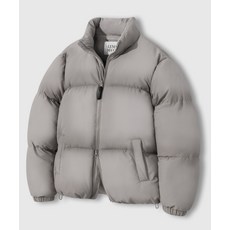 [리메인세컨드] 에센셜 2WAY 오버핏 푸퍼 숏 패딩 자켓 [그레이]