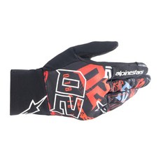 ALPINESTARS FQ20 REEF GLOVES 防摔手套, 黑深灰亮紅,2XL