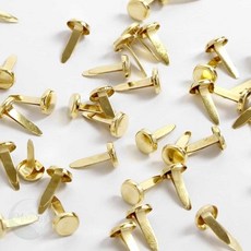 MLStore 골드 문서 플랫 할핀 15mm 40개입 종이관절인형