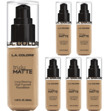 엘에이컬러즈 트룰리 매트 롱 웨어링 하이 피그먼트 파운데이션 40ml, 6개, CLM354 Soft Beige