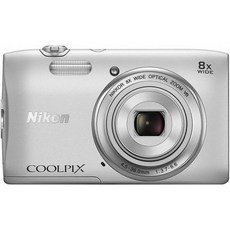 니콘 디지털 카메라 COOLPIX S3600 8배 줌 2005만 화소 크리스탈 실버 S3600SL, Silver