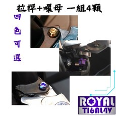 【瘋螺絲】TL 500 專區 原廠拉桿螺絲組 64鈦/鈦合金螺絲 出貨附發票 四色可選, 1個, 帝王黑