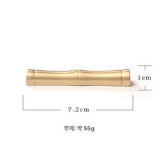 동괴 구리바 문진 책누름 종이 누름틀 누름쇠 서예, 황동 대나무 붓받침대, 1개, 기본 색상