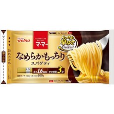 닛신 밀가루 웰나 마마 매끄러운 이른 삶은 스파게티 FineFast 1.6㎜ 500g 척 부착 결속 타입, 1개, 1g
