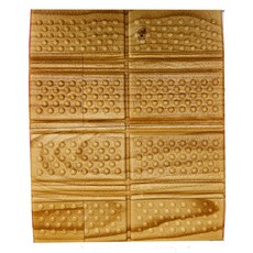 데코마당 코팅 도톰한 국산 8단 등산방석 접이식 휴대용 방석 캠핑 등산 1인용, 도톰 8단방석만_원목, 도톰코팅 8단방석만_원목