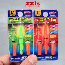 찌스 뉴 탑 라이트 막대찌 전자 케미 끝보기, L, 그린, 1개