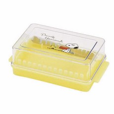 피너츠 스누피 수채 버터기 뽀사사 캐릭터 버터 커터 절단 소분 보관 케이스 용기, 1개, 단품