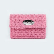 네트공예 DIY 세트 - 카드 지갑 만들기 망스티치 재료 덮개형_handmade 타원 실버 팬던트, 21. [NEW] P-35 로즈 핑크, 1세트