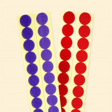 데메 원형 찍찍이스티커 만들기재료, 노랑