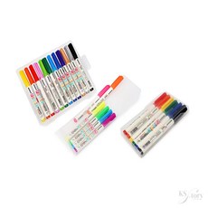 스토리 DIY 패브릭 섬유 의류 마카펜 드로잉마카 가방꾸미기, 12색