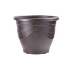 加厚耐用大容量花盆 適用於各種花卉綠植, 咖啡色, 1個