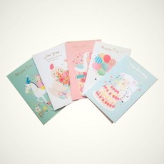 귀여운 동물 축하카드들, 색상, 총 수량