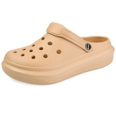 [미국수입정품] MARCO M KELLY 남성용 여성용 클로그 - 아치 서포트가 있는 슬립온 가든 슈즈 샌들 해변 수영장 여름 야외 활동을 위한 쿠션 처리된 편안함 카키 1