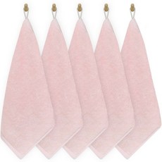 쥬련제작소 40수 코마사 고리수건, PinkColor, 50개