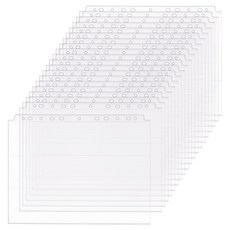 PP 바인더 내부 카드 홀더 투명 31x23x0.03cm