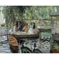 La Grenouillère 아트포스터 감성선물 르누아르, 그림만(매트지), 42X52.07