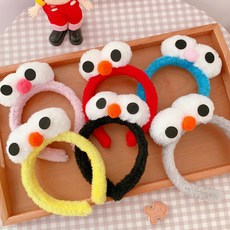 놀이공원 왕눈이 머리띠 할로윈 생일파티 크리스마스 인싸템 귀여운 헤어밴드 체육대회 졸업사진, 1개, 블루