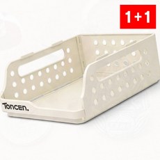 정리함 냉장고 서랍 주방 수납 바구니 손잡이 적층 하부장, 1개, 상세페이지 참조