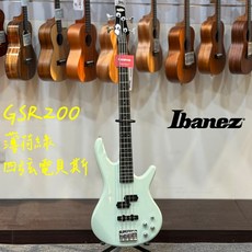 IBANEZ GSR200 四弦 電貝斯 (薄荷綠) 主動式 P J BASS, 1個