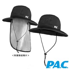 【PAC 德國】GORE-TEX防蚊盤帽 黑 防蚊/抗UV/透氣/防水 登山釣魚適用, L/XL(59-63cm)