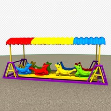 회전목마 놀이기구 키즈카페 키즈펜션 유치원 플라스틱 놀이터, 93 짙은 녹색