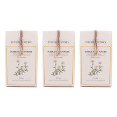 버블바스 파우더 캐모마일 80g 3개 더허브스토리