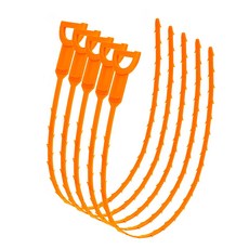 배수구 청소 클리너 후크, 오렌지 5p