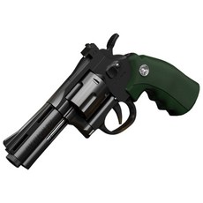 UB 리볼버 ZP5 탄피 저격 너프건 자동 연발 권총, 1개, 블랙그린 중형