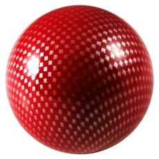 【Channel G】凱迪特 KDIT 彩色碳纖維搖桿球 三和&清水搖桿 通用 (JLF各系列& LS-32)，多色可選，提升遊戲體驗, 紅, 1個