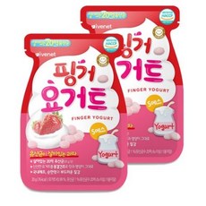 아이배냇 핑거 요거트, 딸기, 20g, 16개