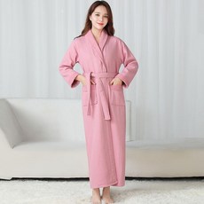 純棉加厚毛巾料浴袍 男女通用 酒店睡袍 大碼 吸水