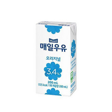 매일 멸균우유 x4 bo, 200ml, 1개