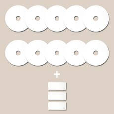 포에버 미니 의류건조기 필터 원형10장+사각3장 세트 신일 한샘 한경희 에스틸로 미니 의류 건조기 호환