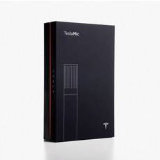 TeslaMic 專業級錄音麥克風，高音質降噪，適用於歌唱、樂器演奏及Podcast錄製, 黑色