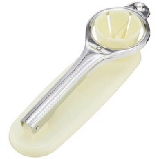 日本製 LUCKY BALL 溏心水煮蛋直立式切蛋器, 1個, 1線切2片