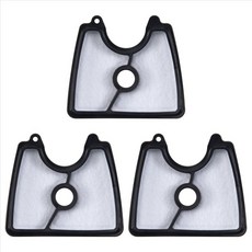 Jonsered Husqvarna 125B BX BVX B2126 LEAM BLOWER 545112101 3PCS 용 에어 필터, 흑백