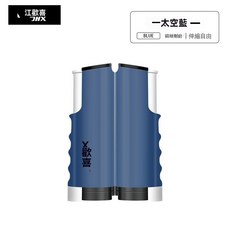 便攜式乒乓球網架 伸縮桌球網架 大夾口, 1個, 淺藍攔網