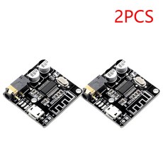 VHM-314 무선 스테레오 음악 모듈 오디오 Aux 블루투스 호환 4.1 5.0 MP3 디코딩 플레이어 보드 마이크로 USB 5V 전원 3.5mm, 2 PCS