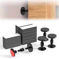 가구 벽 프로텍터 24개 10개(두께 15mm) + 10개(5mm 두께) EVA 폼 벽 프로텍터 및 헤드보드 스토퍼 4개 침대 캐비닛 소파에 쉬운 설치, 가구 벽 프로텍터 24개, 10개(두께 15mm) +