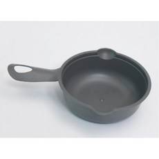 손잡이접시 전자렌지가능 앞접시 500ml 뚜껑포함 1P, 그레이